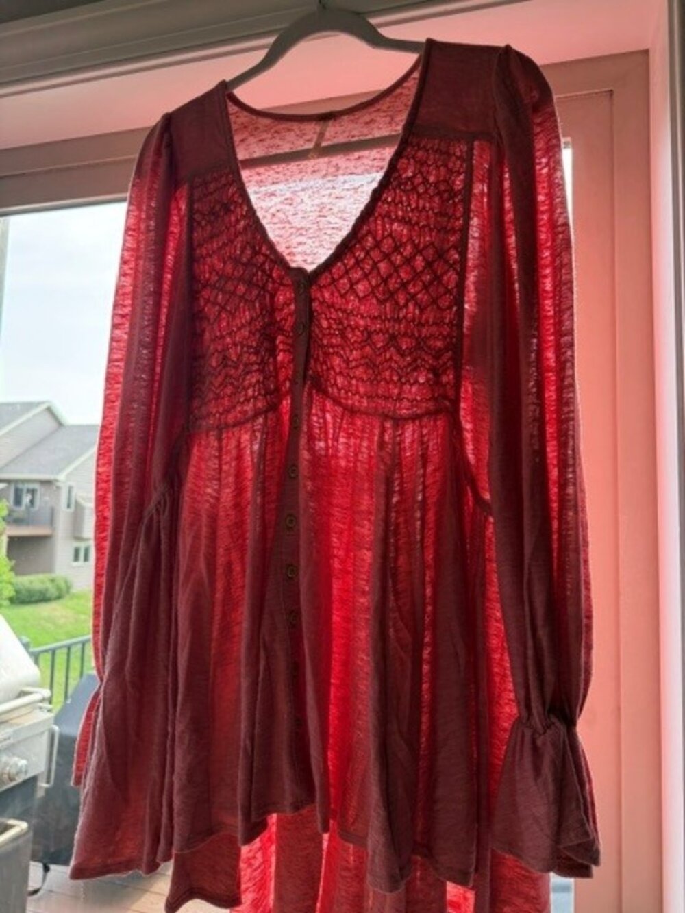 Free People Pink Tunic